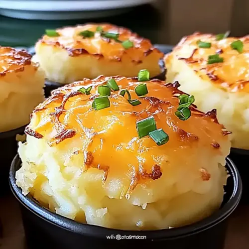 Cheesy Mashed Potato Puffs