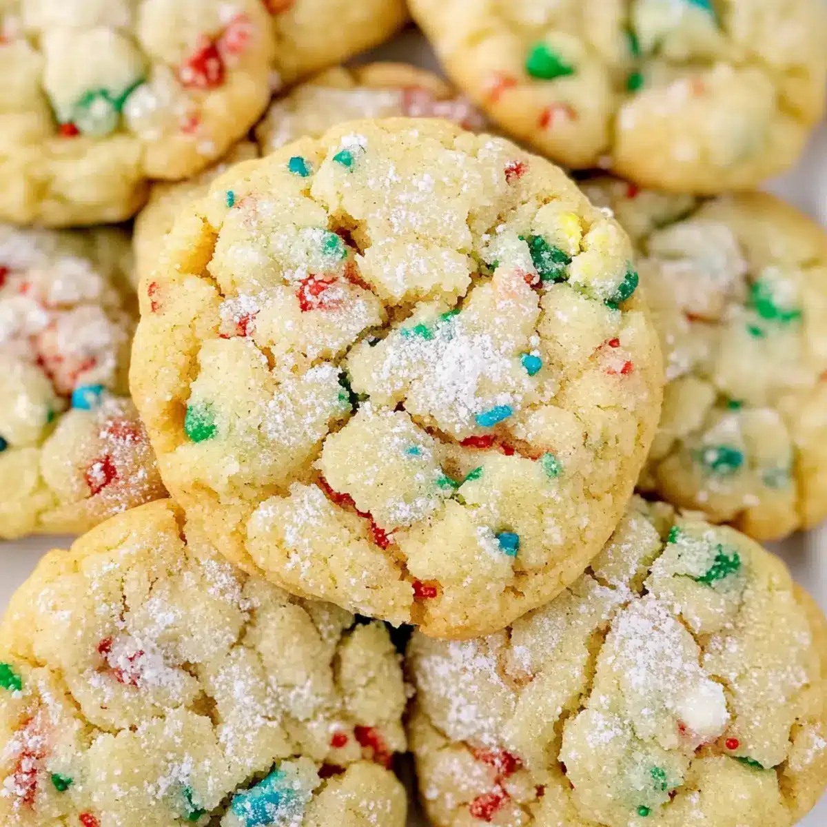 Christmas Gooey Butter Cookies