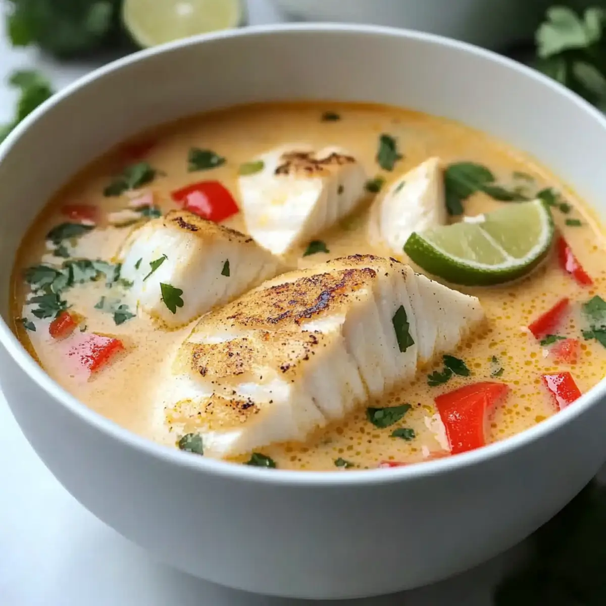 Coconut Lime Fish Soup