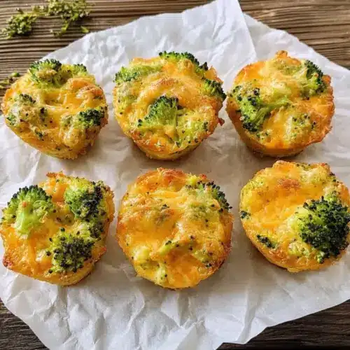 Easy Broccoli Cheese Cups
