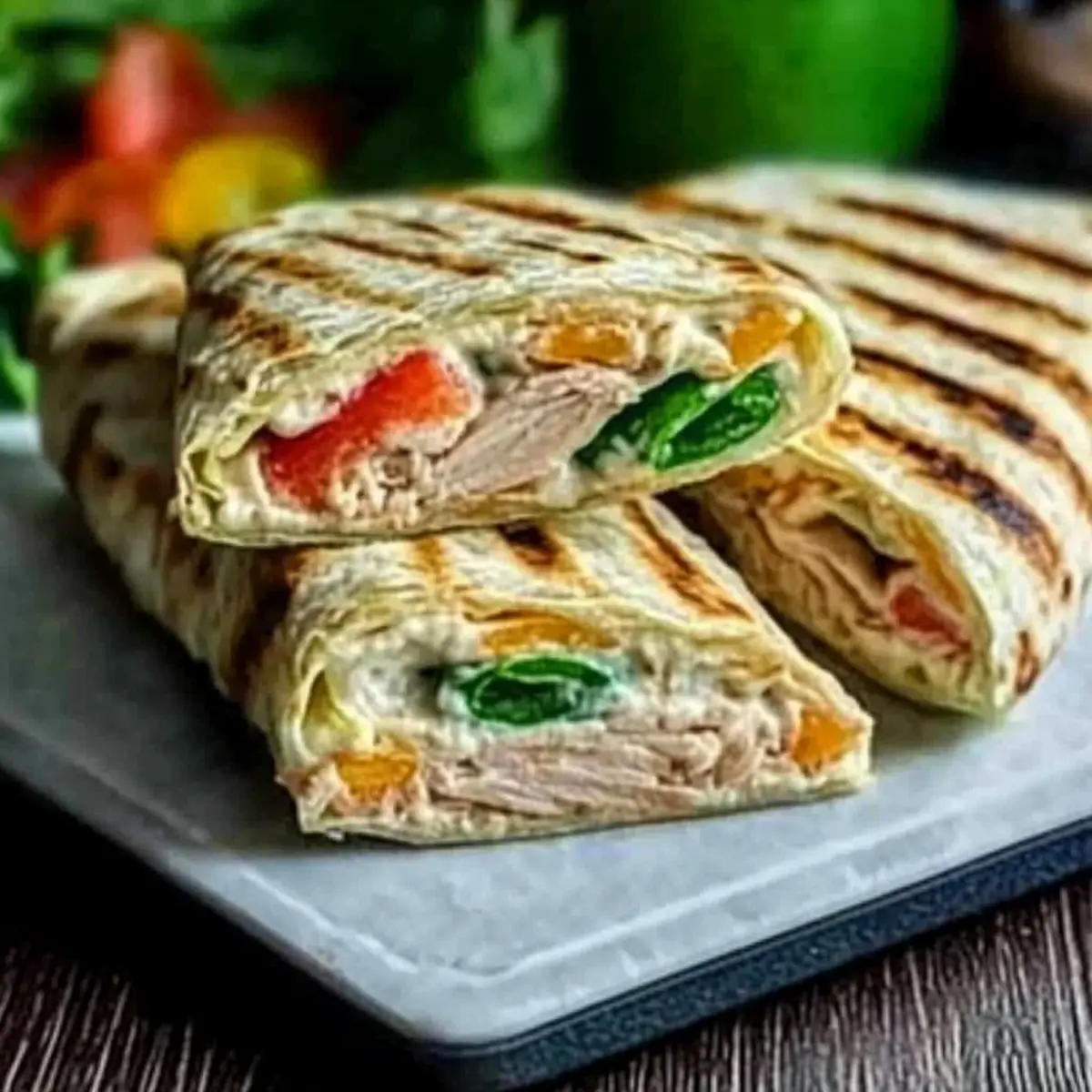 Healthy Tuna Melt Wrap Recipe