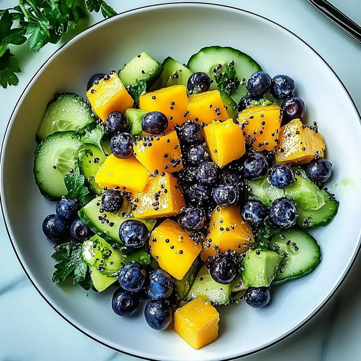 Mango Cucumber Salad