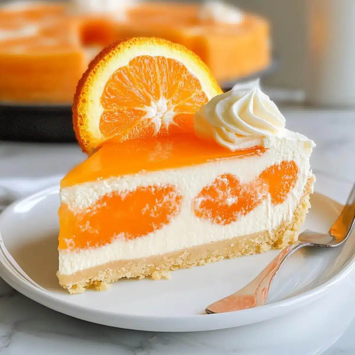 Orange Creamsicle Cheesecake