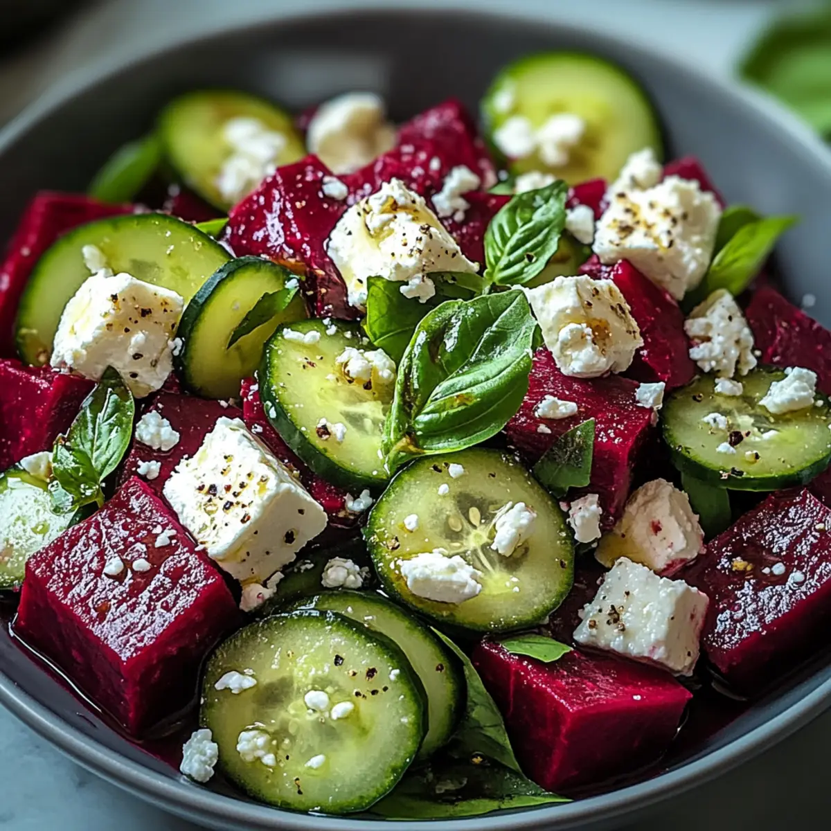 alad with Feta and Cucumbers