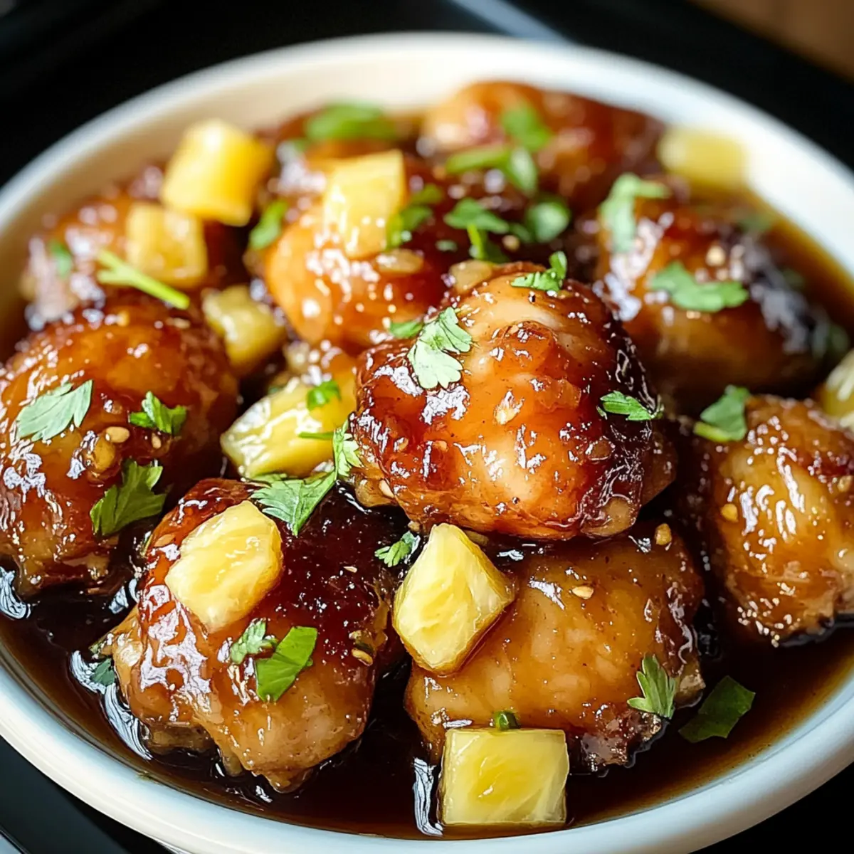 brown sugar pineapple chicken