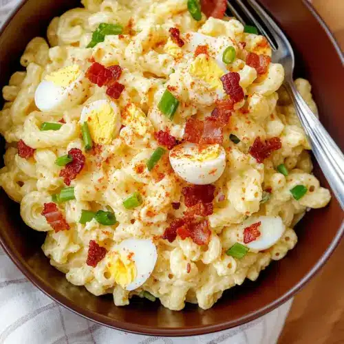 Creamy Deviled Egg Pasta Salad