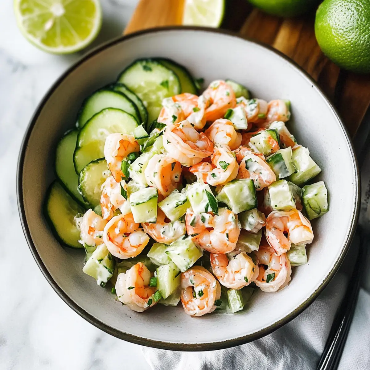 Cucumber Shrimp Salad