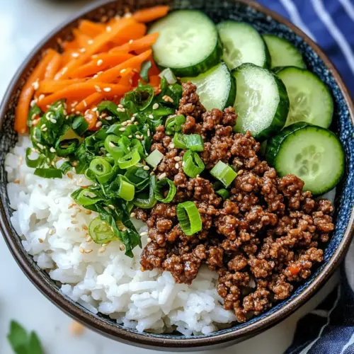 Easy Korean Ground Beef