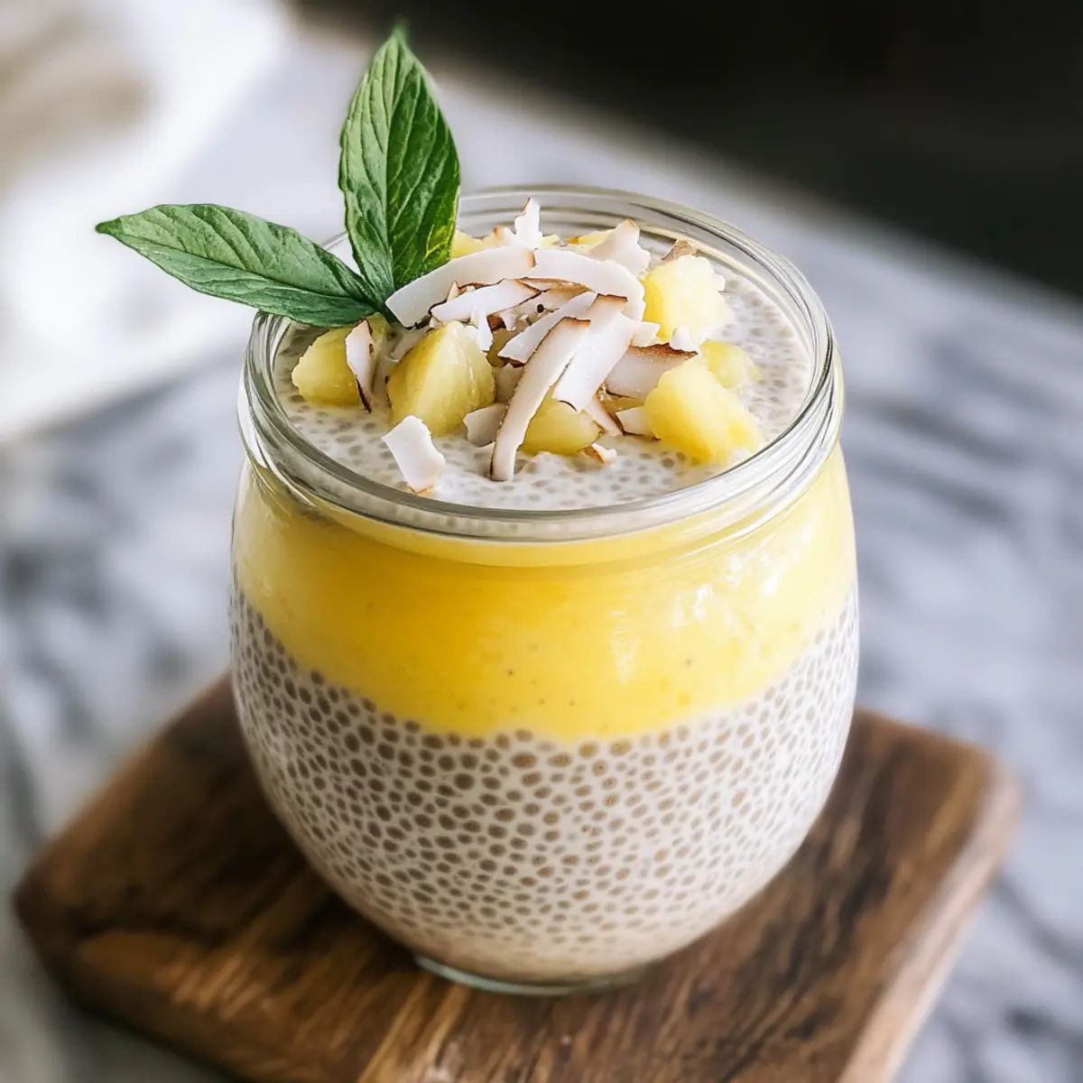 Piña Colada Chia Pudding