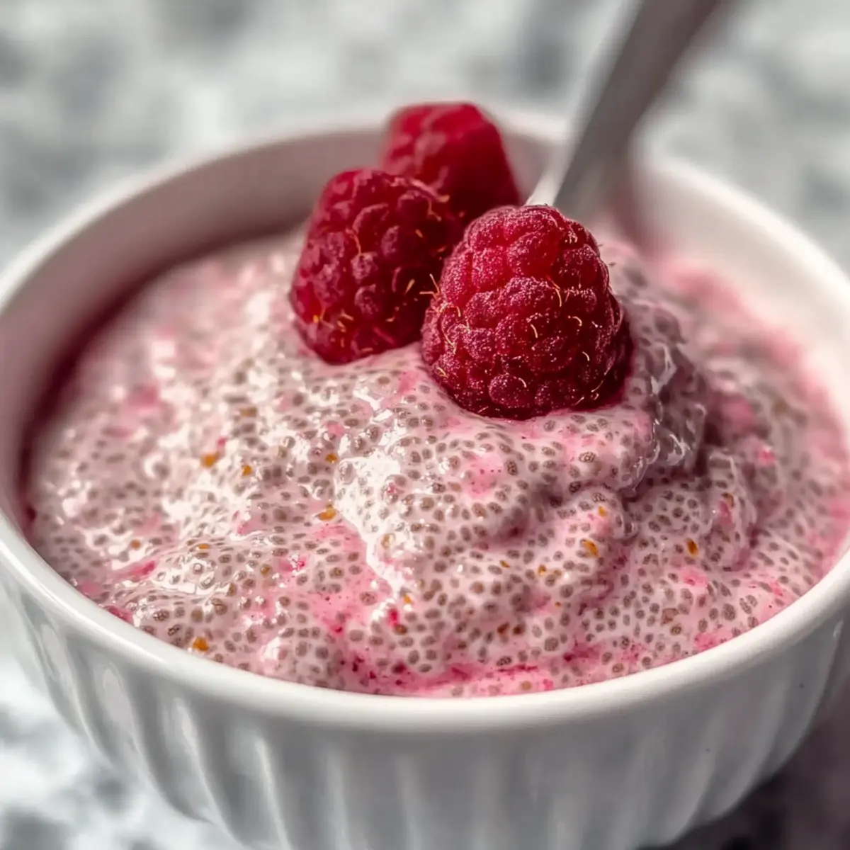 Raspberry Chia Seed Pudding
