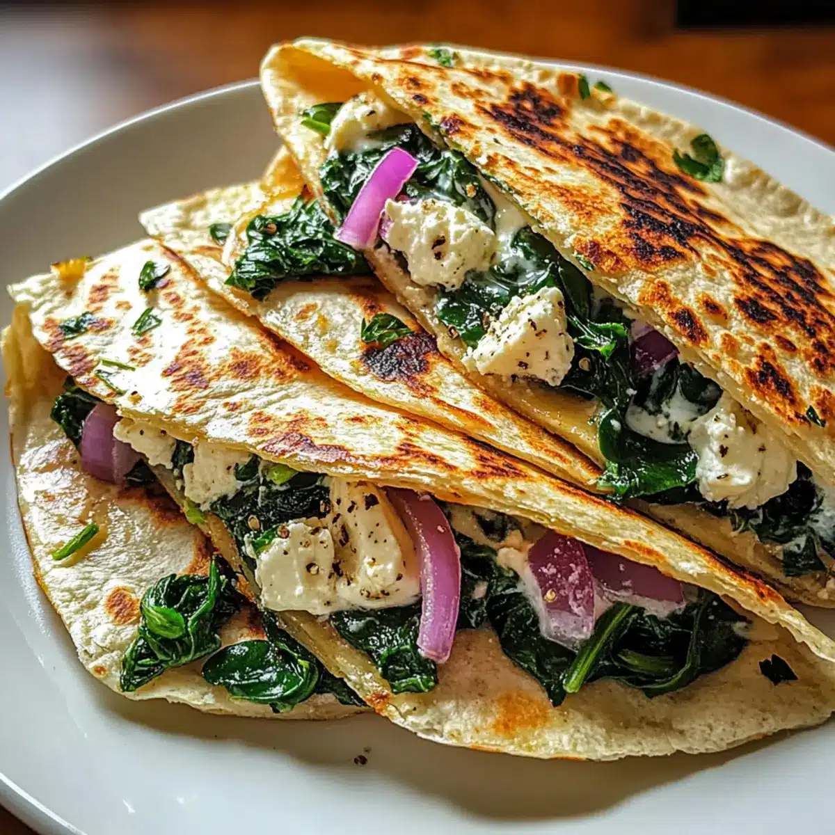 Mediterranean Quesadillas