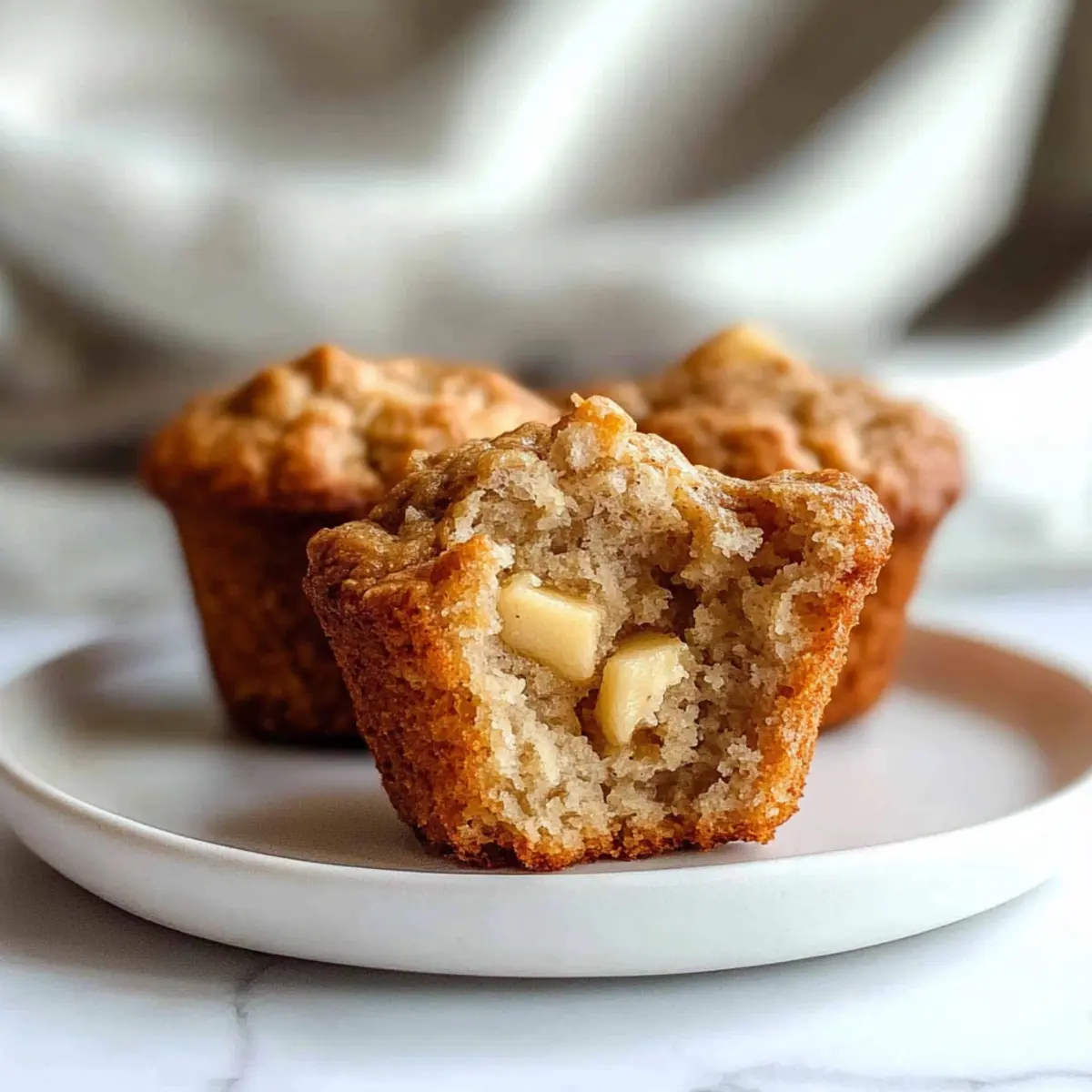 Banana Apple Breakfast Muffins
