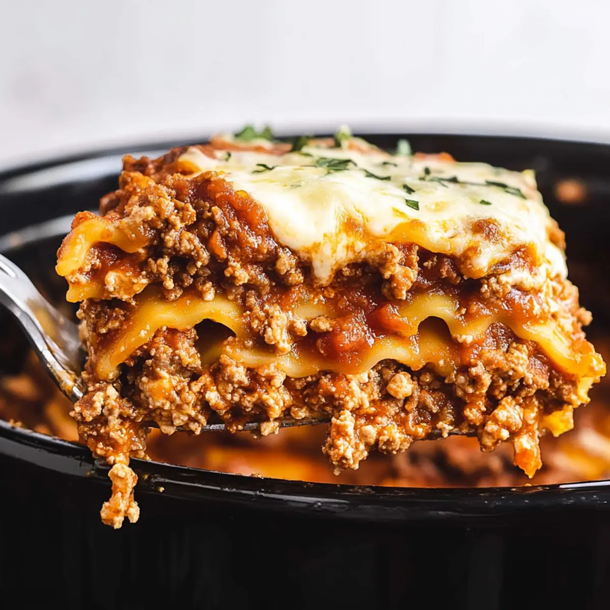 Crockpot Lasagna