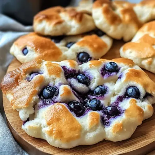 Fluffy Cottage Cheese Blueberry