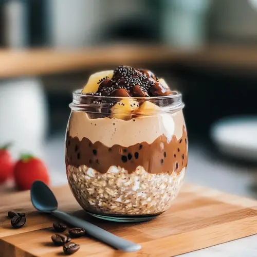 Mocha Coffee Overnight Oats