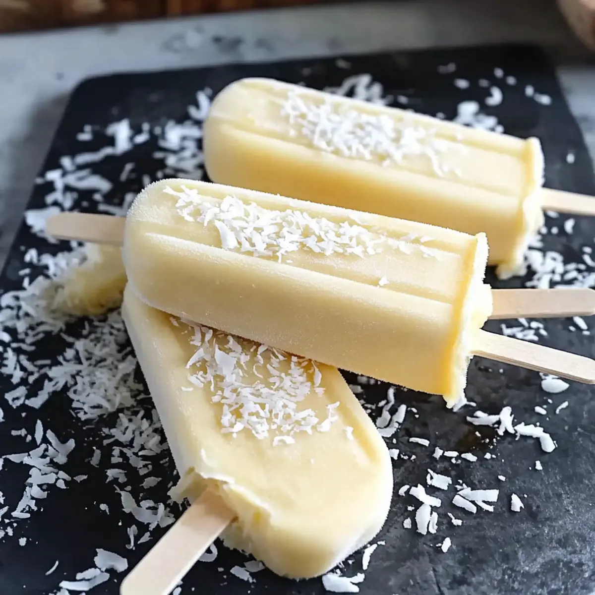 Coconut Mango Popsicles