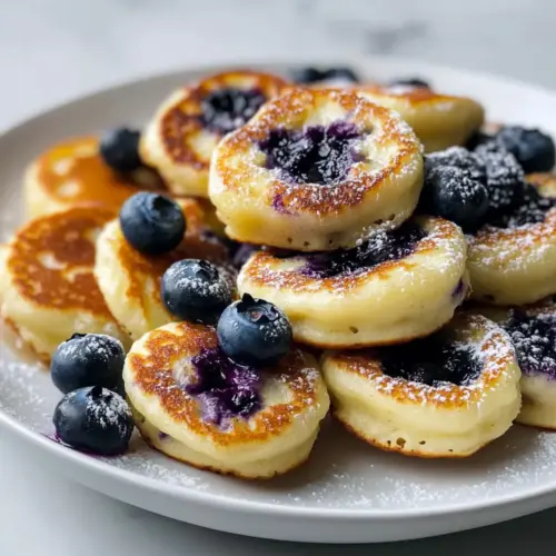 Blueberry Lemon Pancake Bites