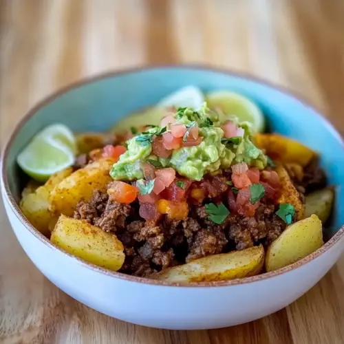 Loaded Potato Taco Bowl