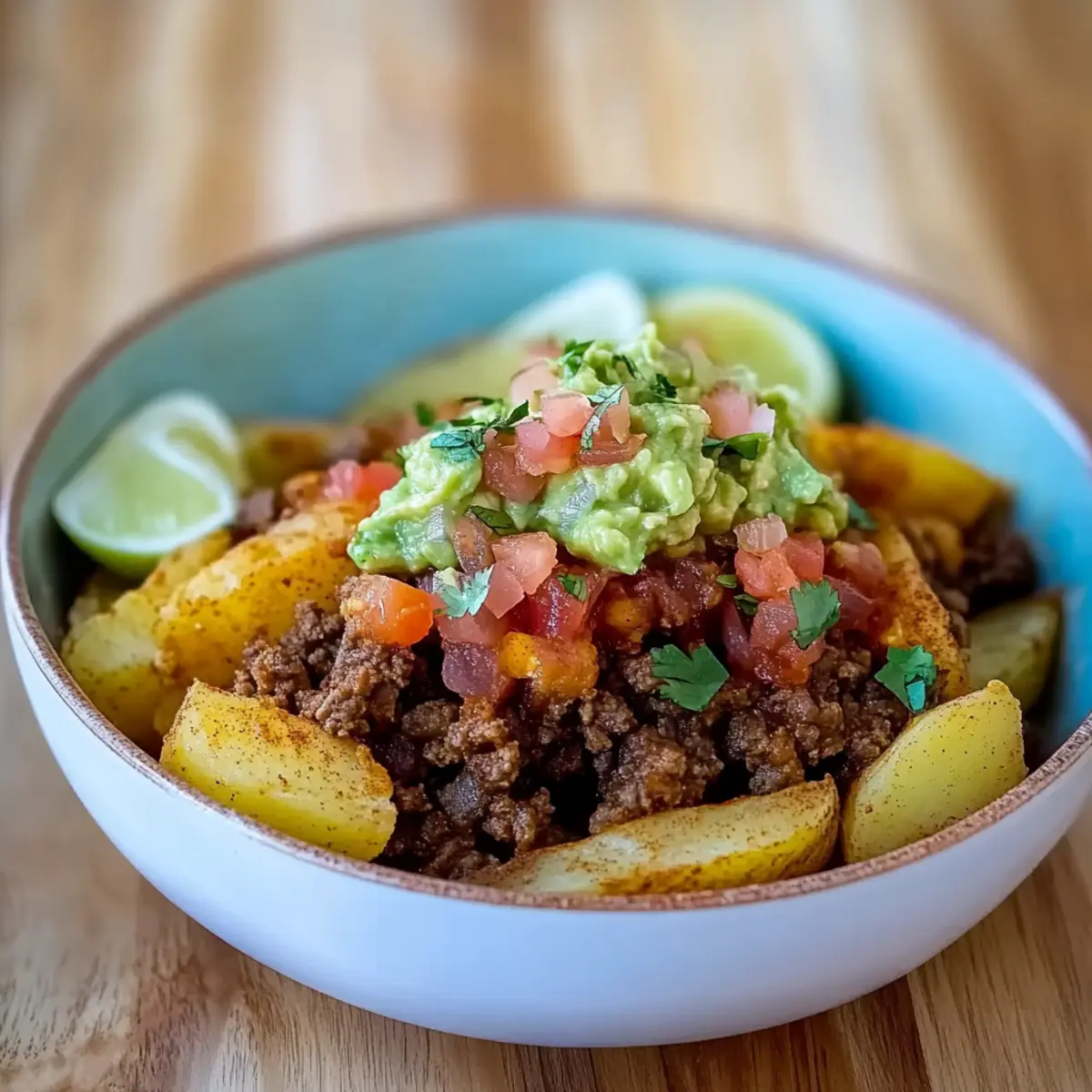 Loaded Potato Taco Bowl