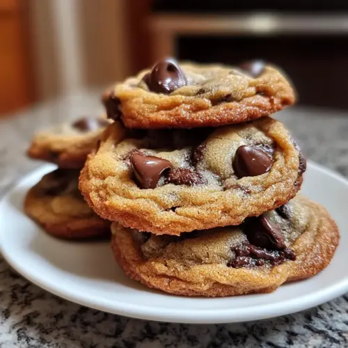 Crispy and Chewy Chocolate Chip Cookies