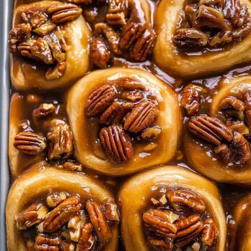 Butter Pecan Cinnamon Buns