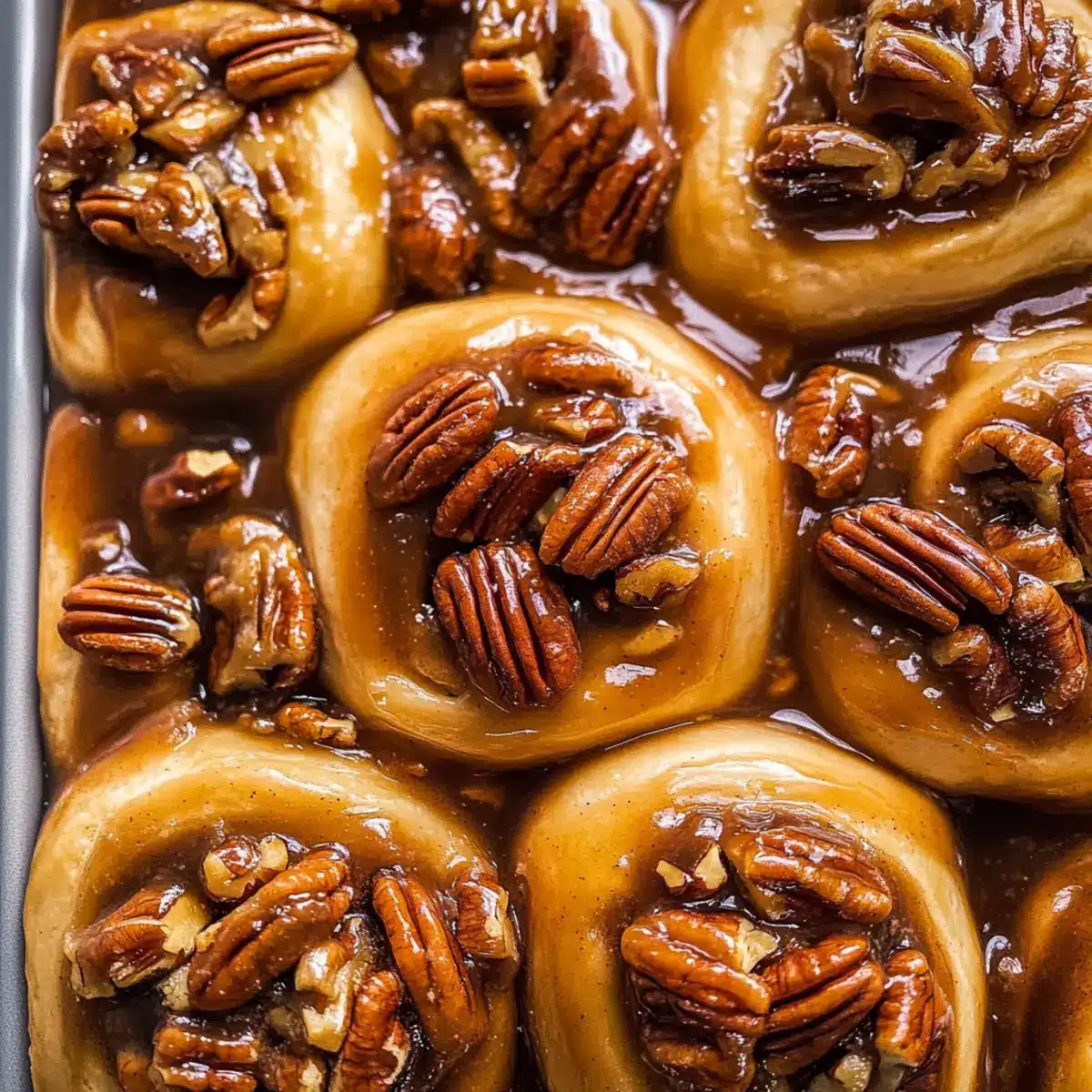 Butter Pecan Cinnamon Buns