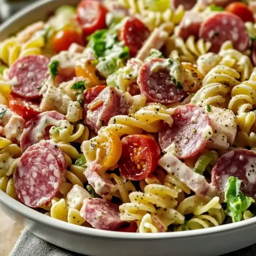 Italian Grinder Pasta Salad