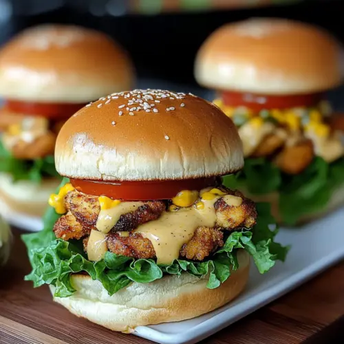 Honey Mustard Chicken Sliders