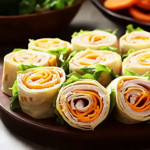 Turkey Cheddar Lunch Roll Ups
