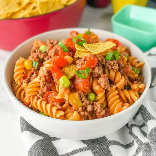 Cheesy Taco Pasta Salad