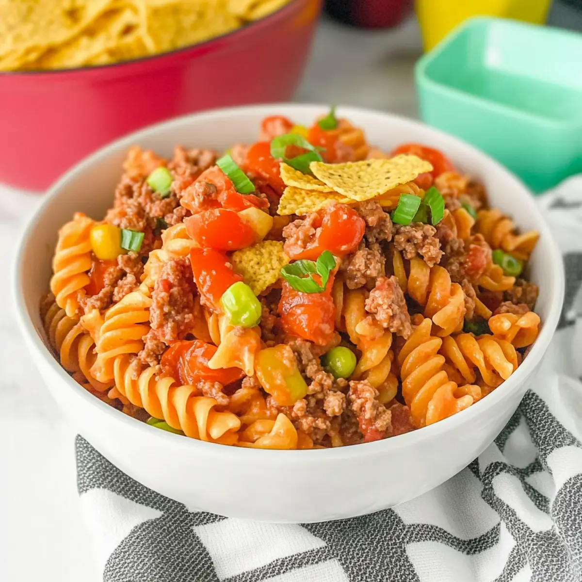 Cheesy Taco Pasta Salad
